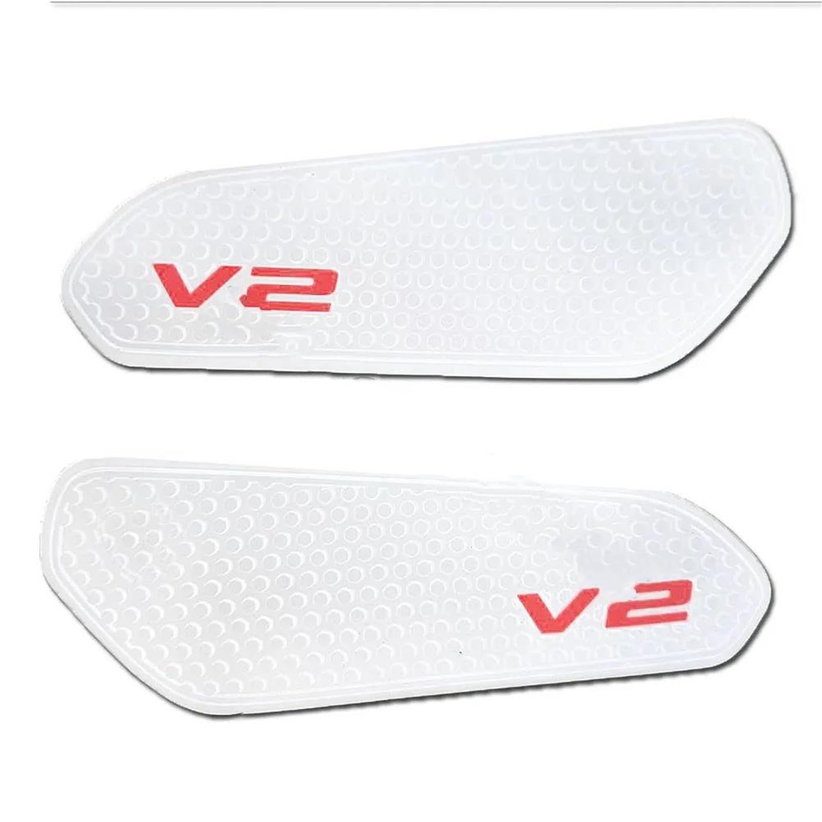 Ysdsls Clear Rubber Side Fuel Tank Pad For Ducati For Panigale V2 For Streetfighter 20-22 Pads Stickers Decal Gas Grip Traction(Clear)