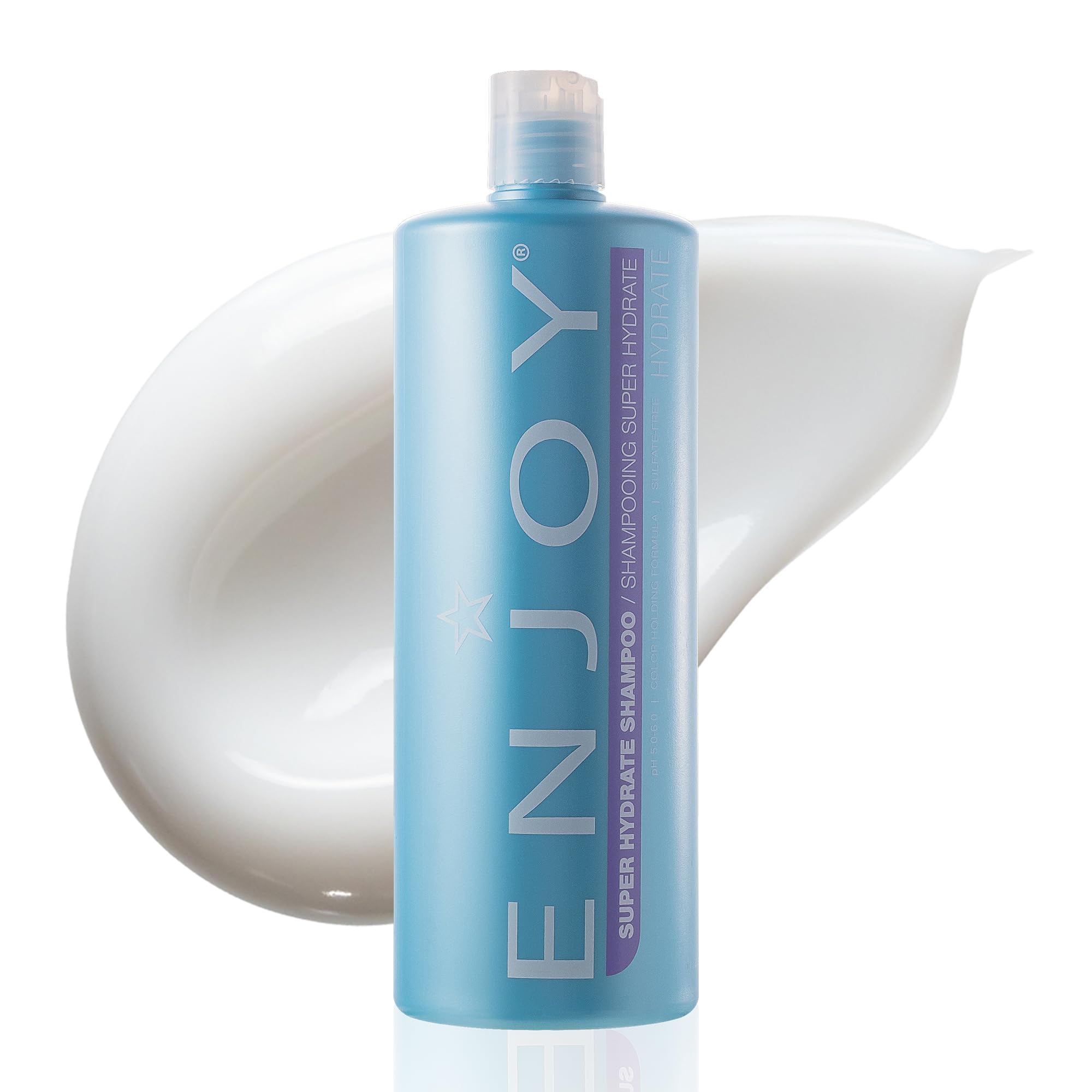 ENJOY Hair Care Super Hydrate Shampoo, Shampoo For Color Treated Hair, Shampoo for Men and Women, Curly Hair Shampoo - 33.8 Fl Oz