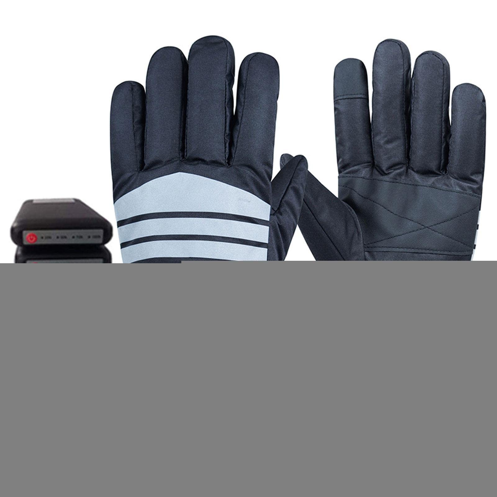 Keptfeet 2 Guanti riscaldati USB - Guanti riscaldati elettrici | Impermeabili Ricaricabili - Guanti Invernali Impermeabili con per Equitazione Escursionismo Sci Moto