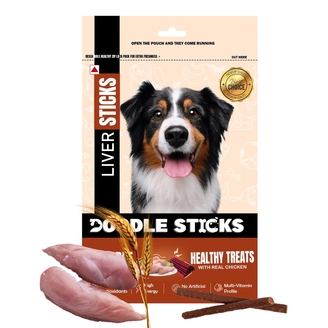 Doodle Sticks Suitable for All Breads Healthy Treats with Real Chicken (Liver Sticks) (B0D4VLC5YC) Amazon Price History, Amazon Price Tracker