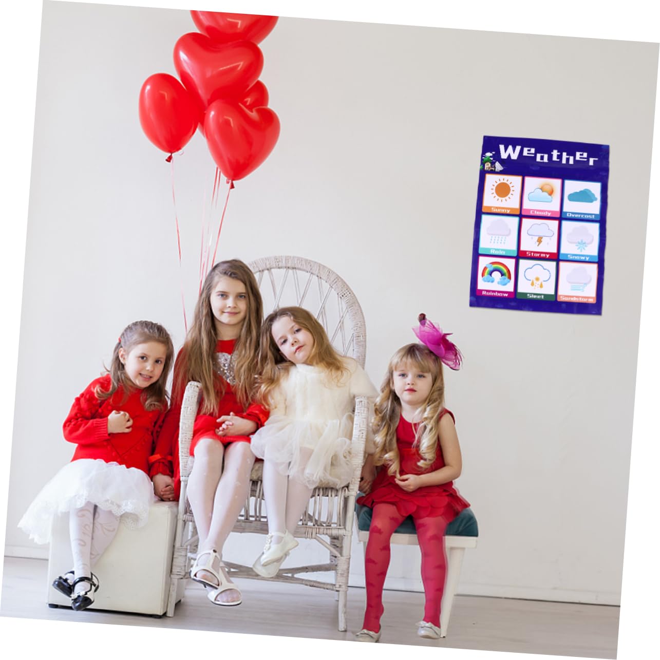 FUNOMOCYA Affiche Éducative Interactive pour Garçon et Filles Graphique Éducatif en Pp Adhésif, Tableau Mural D'éveil à L'anglais pour Bébé, Apprentissage Couleur Aléatoire Style Aléatoire