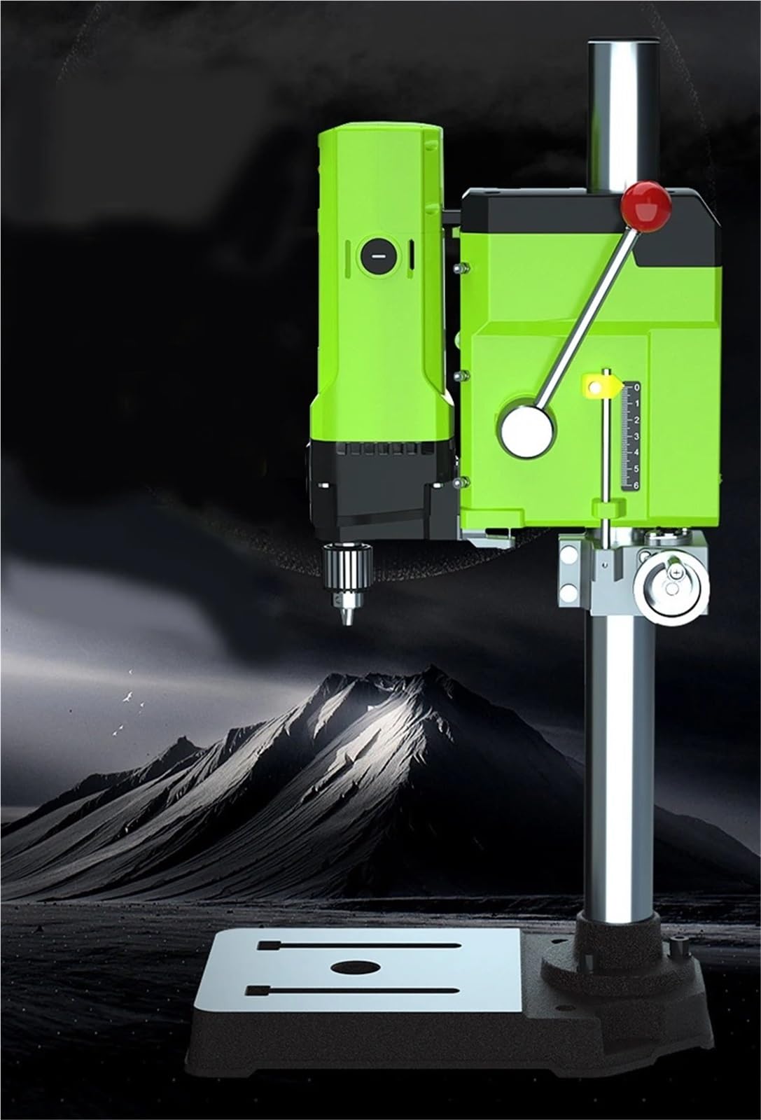 Taladro de banco, minitaladro de columna, Taladro de grado industrial, fresadora, microtaladro de banco, taladro de banco Para bricolaje con joyería de metal y madera(1050W)