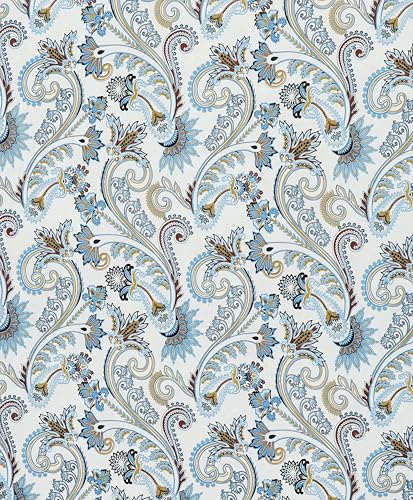 Image of DECORUM Glace Cotton Fitted 1 Bedsheet King Size (72 inchx78 inch) | All Around Elastic | Cotton Feel | 2 Pillow Covers (17 inchx27 inch) | Fits Up to 8 inch Mattress | 200-220 TC | Printed Double Bed Sheet Set
