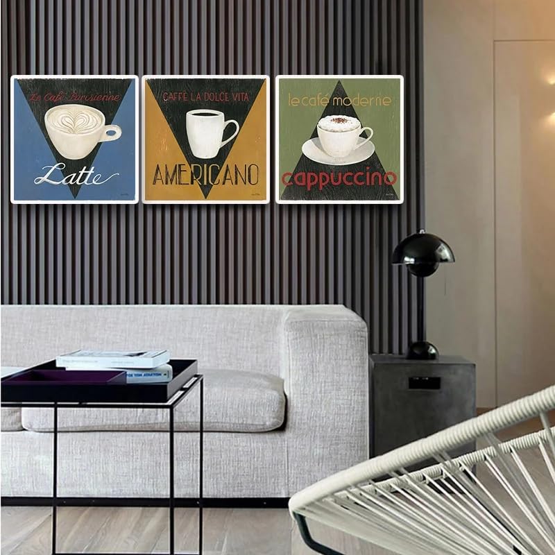 Chambre d'enfant décoration sans cadre triptyque géométrique doux