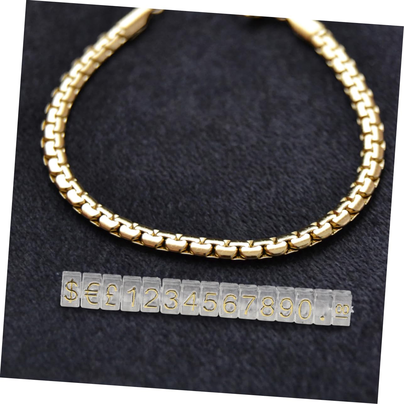Housoutil 4 Sätze Preisschild Halter Für Schmuck Verstellbarer Preisanzeige Mit Basis Transparentes Preisdisplay Für Einzelhandel Und Geschäft Robustes Und Design 10 Saiten * 4