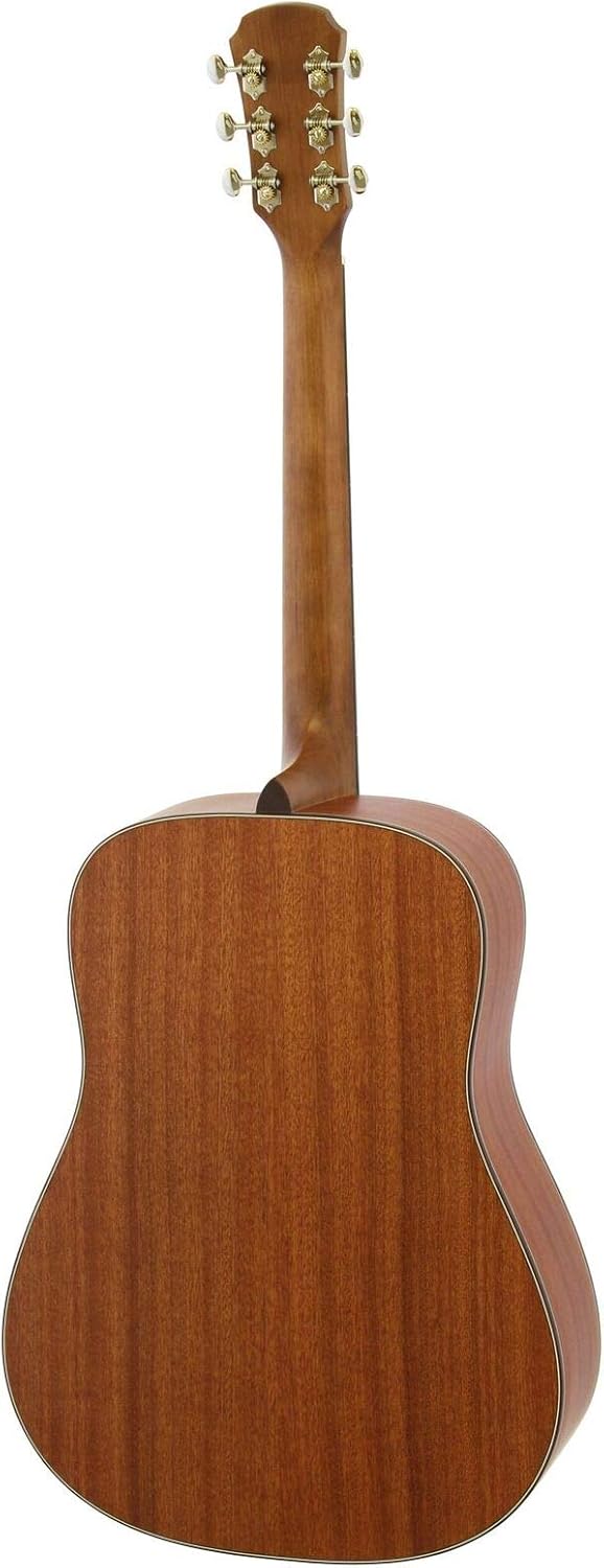 Aria Vintage 100 Series 6 String Dreadnought Acoustic Guitar Matte Natural Finish