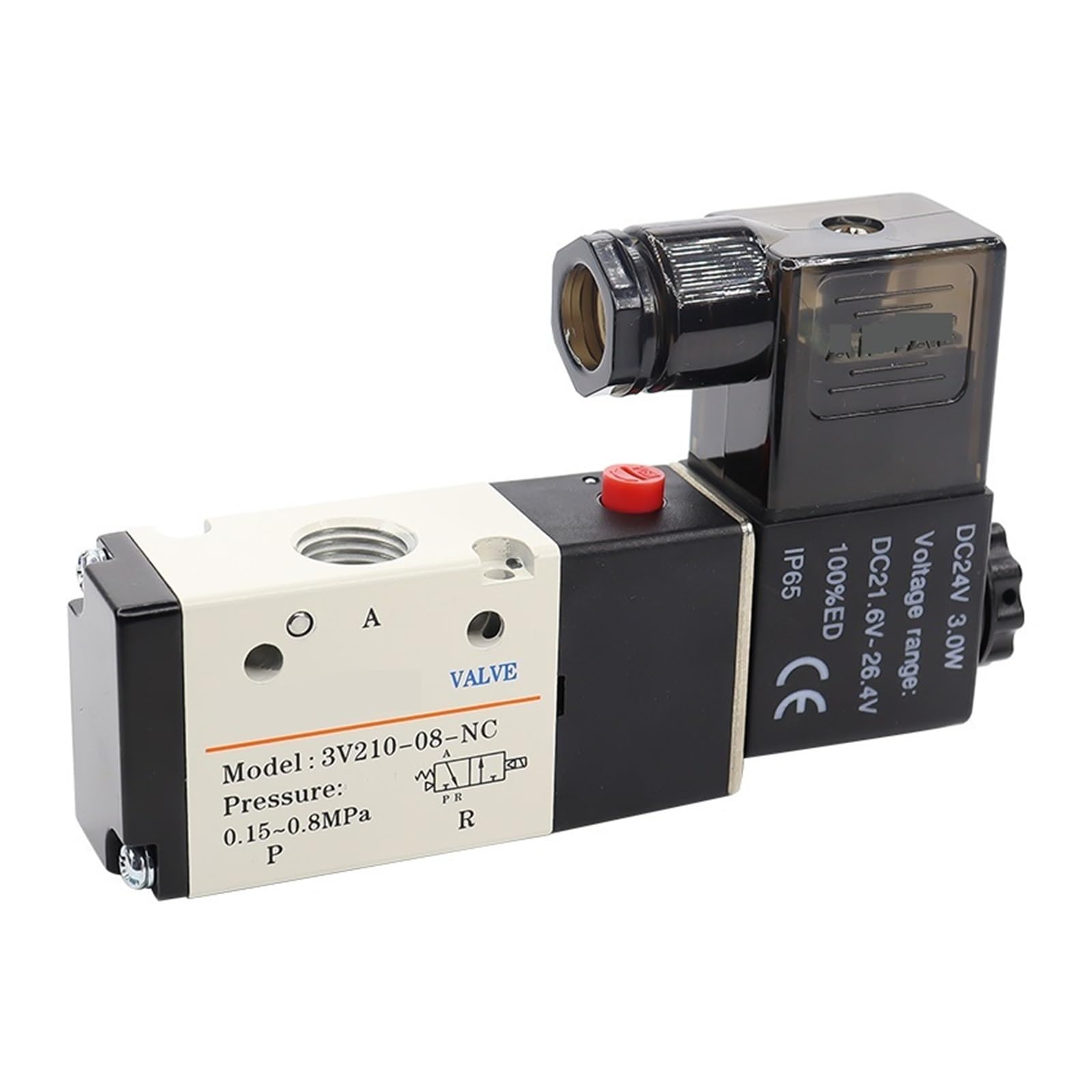 Électrovanne 3V110-06NC à trois voies et deux positions pour automatisme