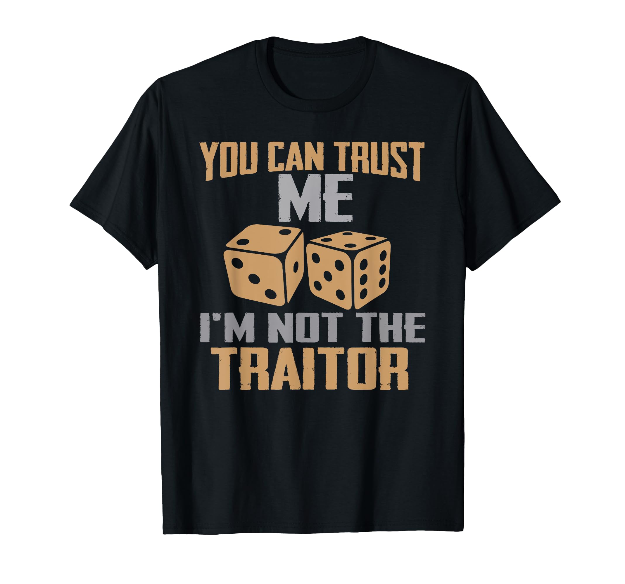 Board Game Tabletop Traitor Player T-Shirt, Black