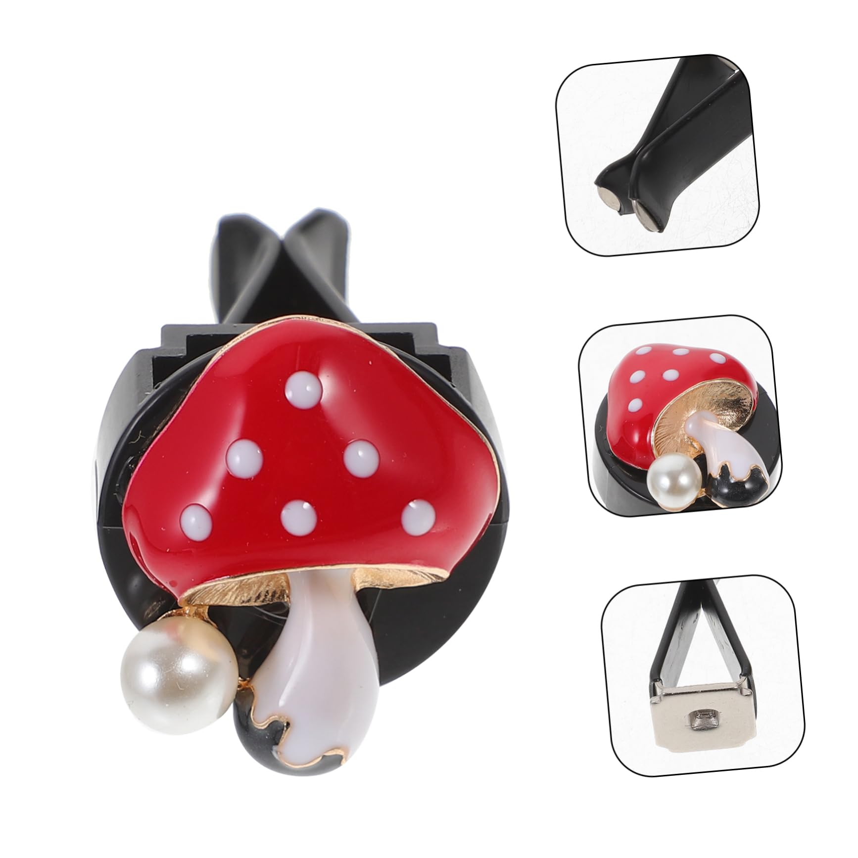 5 Set Clip Diffusore Aroma Per Auto Fungo Per Decorazione Interni Auto Accessorio Per Bocchette Aria Per Regali 4 Pezzi*5