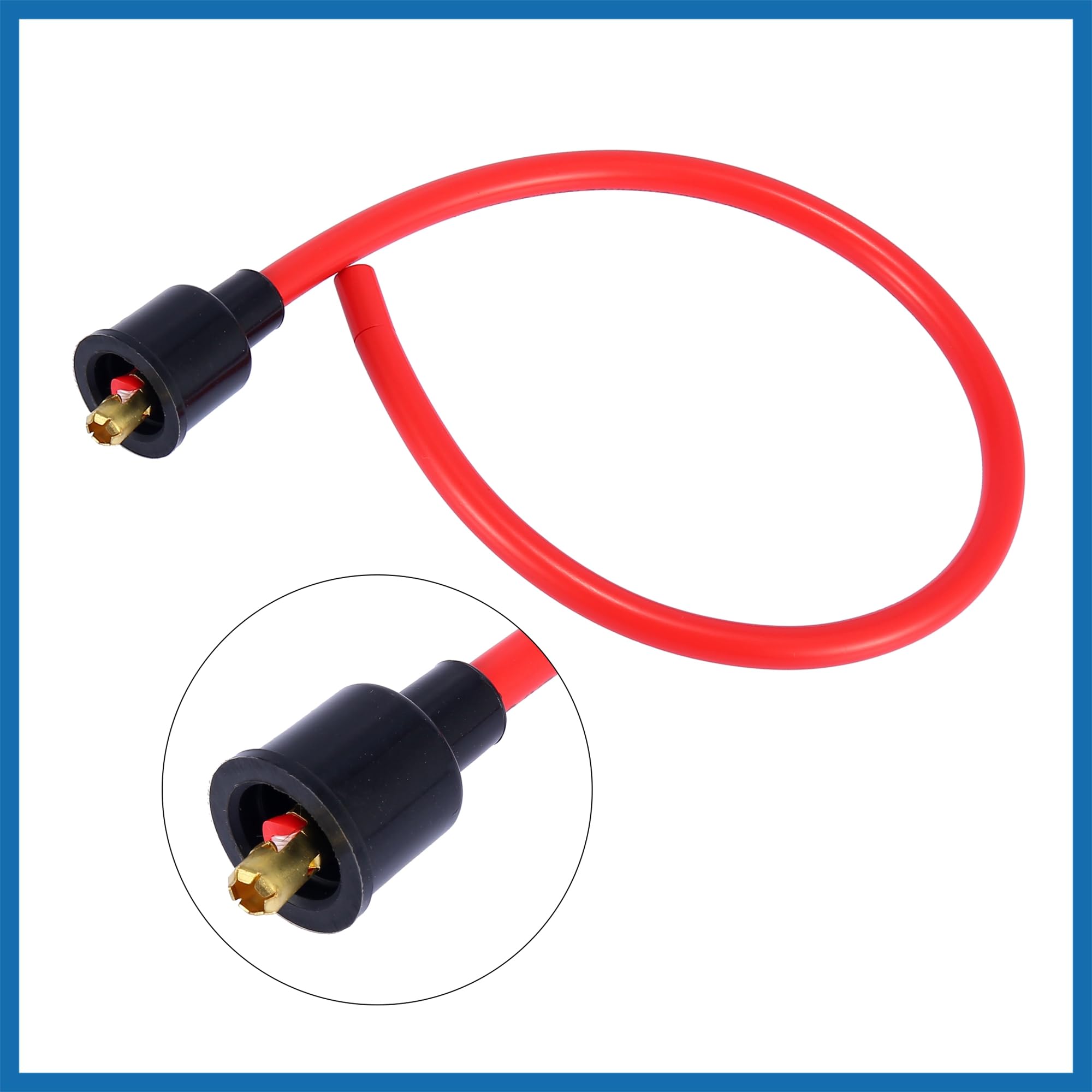 A ABSOPRO Veicolo 8mm Universale Scintilla Spina Accensione Cavo Rosso Set ricambio Sostituzione dell'articolo