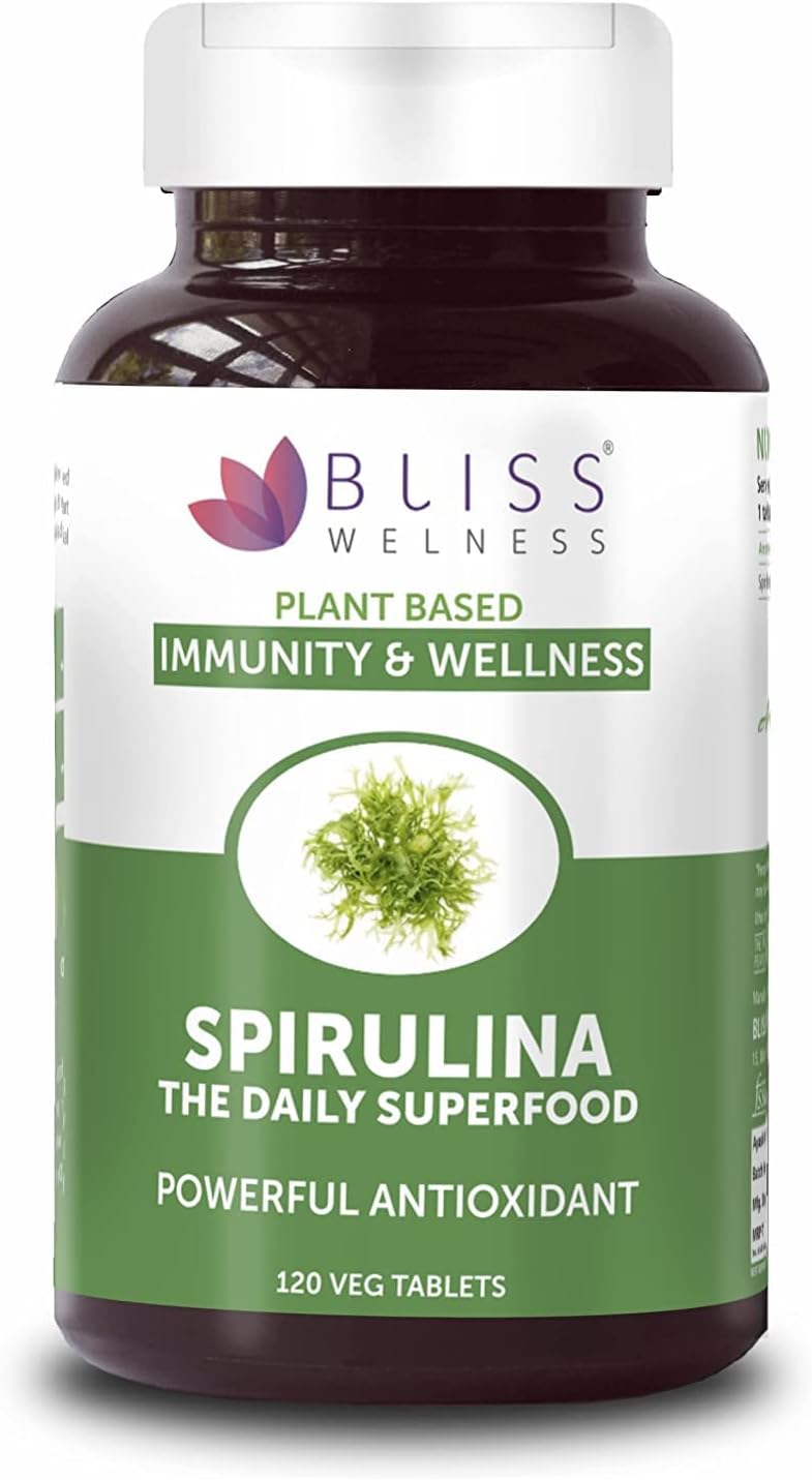 Firststep Spirulina 1000 MG Daily Superfood, Immunity