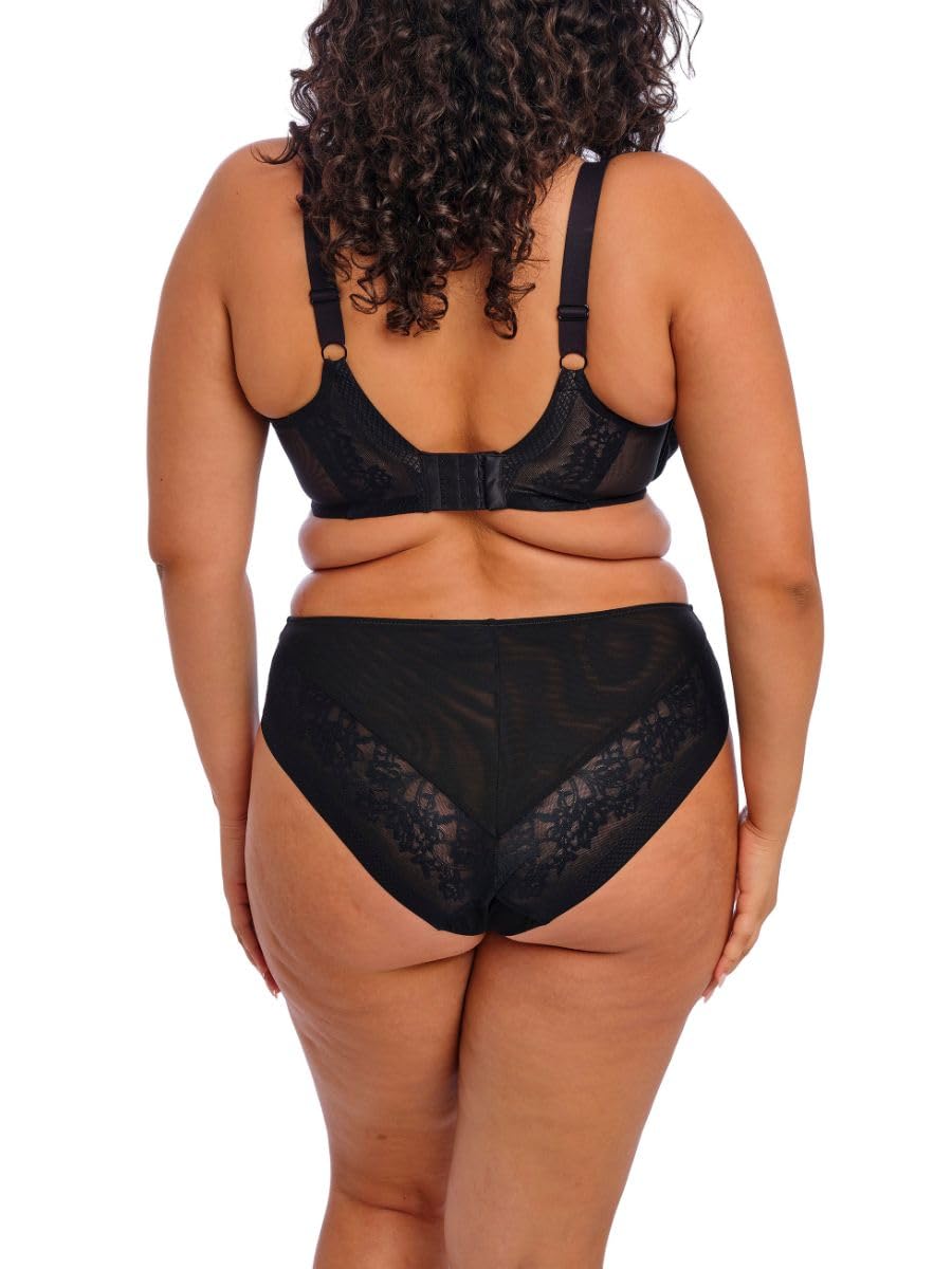 Elomi Damski biustonosz Nerina Underwire Molded Spacer Bra, czarny, 38FF