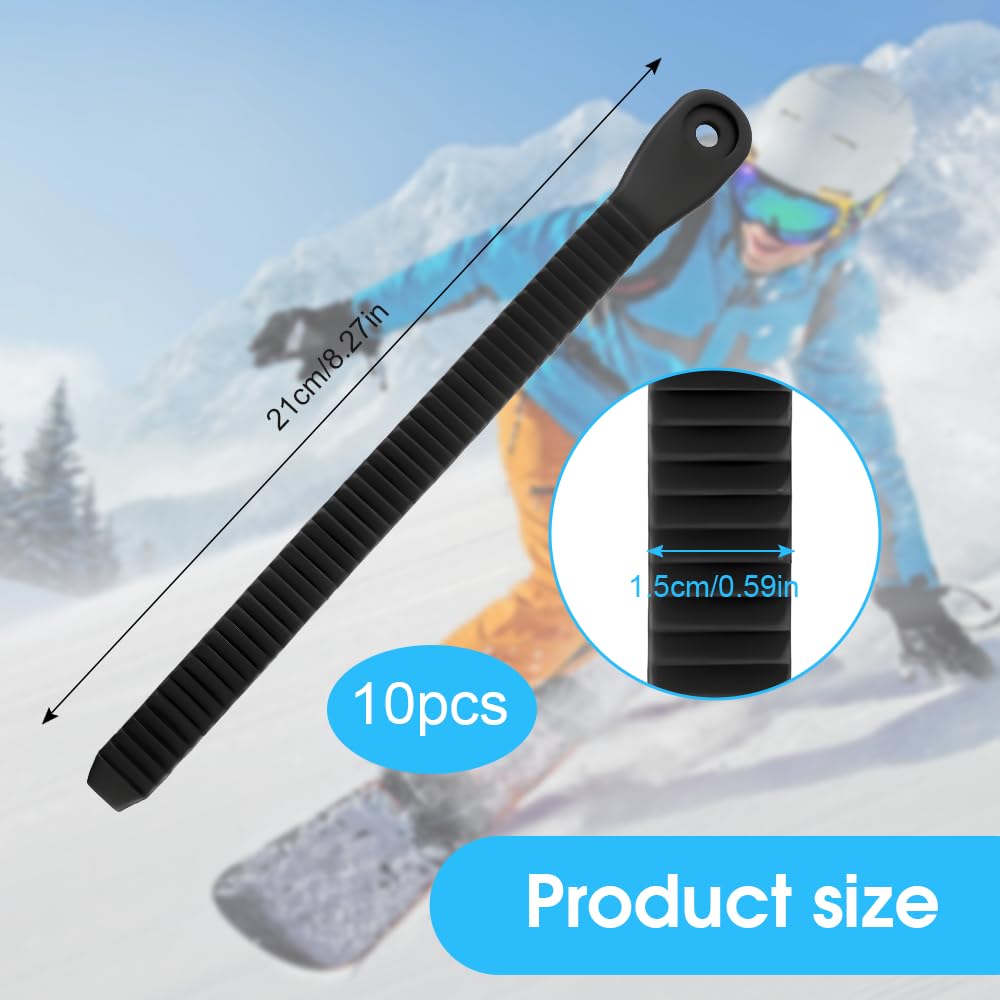 Sangles de Fixation pour Snowboard, Snowboard Binding Straps en Plastique, Accessoires de Rechange