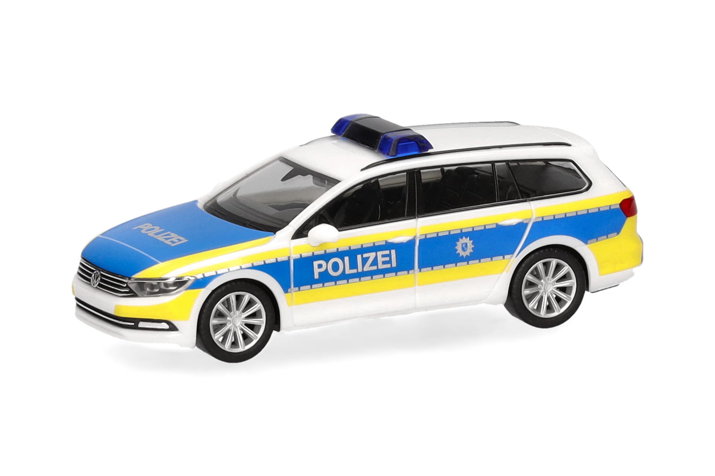 Herpa Model Car VW Passat Variant "Polizei Bremen", miniature scale 1:87, collectible, Made in Germany, plastic model