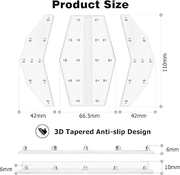 Mellbree Snowboard Stomp Pad, Pro-Grade TPU 3D Anti-Slip Grip for Ultimate Control Cold-Resistant Adhesive Clear Design Keeps Board Graphics Visible Enhanced Traction for Confident Snowboarding