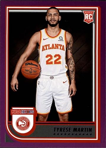 2022-23 Panini NBA Hoops Purple #280 Tyrese Martin RC Rookie Atlanta Hawks Officially Licensed Basketball Card