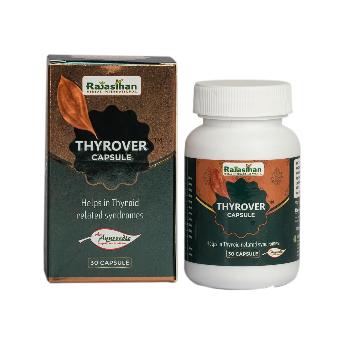 Thyrover Capsule|Helpful in Thyroid hypothyroidism and imbalanced thyroid hormones|30 Capsules (B0DBV43YC6) Amazon Price History, Amazon Price Tracker