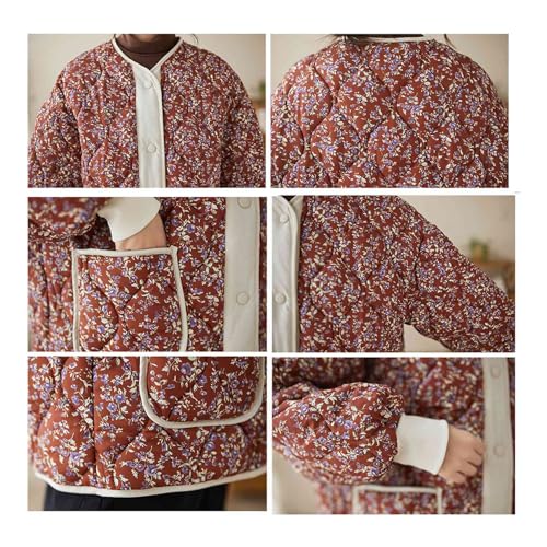 Veste en coton matelassé pour femmes UNeedVog en tissu isolant style casual - 4