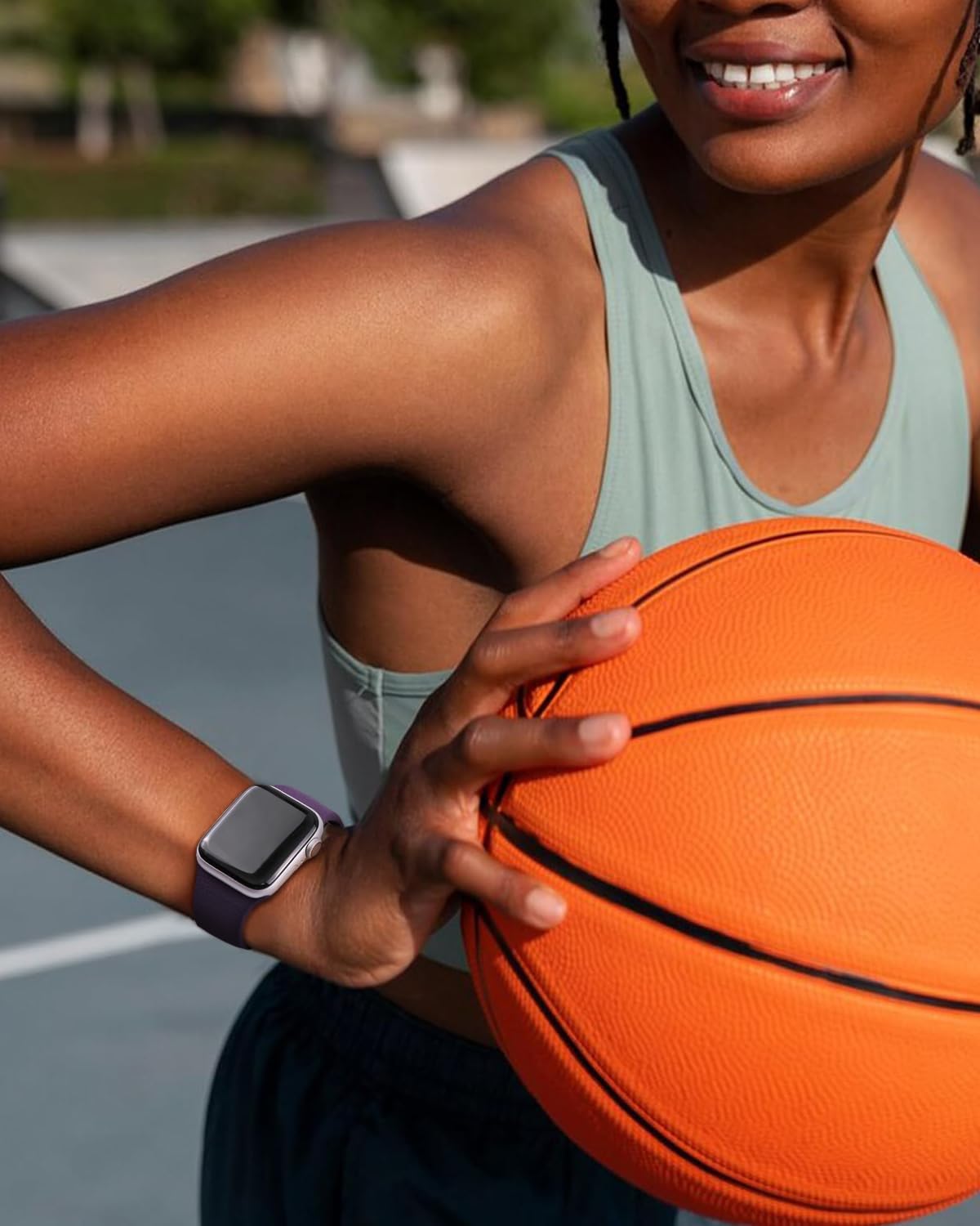 Magnetic Silicone Band Compatible with Apple Watch Band 38mm 40mm 41mm 42mm 44mm 45mm 46mm 49mm Women Men, Soft Waterproof Sport Strap for iWatch Series 11 10 9 8 7 6 5 4 3 2 1 SE Ultra - Image 6