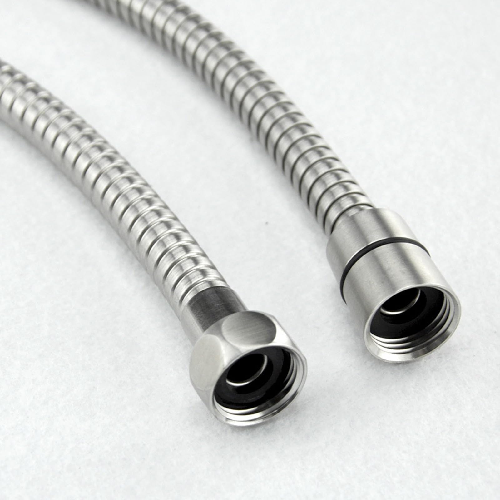 Duschschlauch, 200 cm Ersatz-Brauseschlauch, flexibles Duschrohr mit Edelstahlkern, knickfester und auslaufsicherer Universal-Standardarmatur