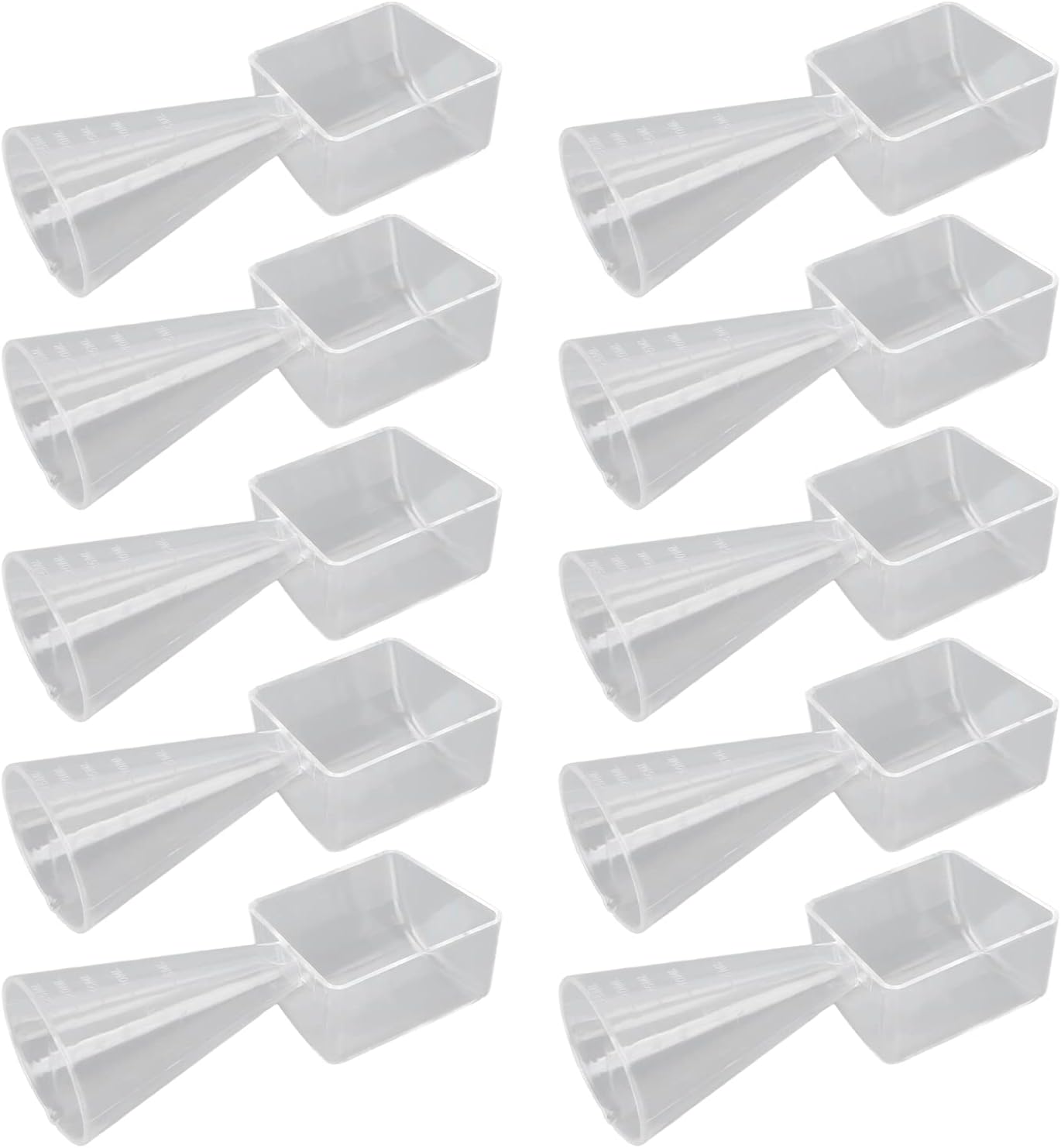 10Pcs DIY Face Mask Measuring Cup Multifunctional Accurate Face Mask Spoon Mask Mixing Tool with Scale for Home Spa Making Face Mask