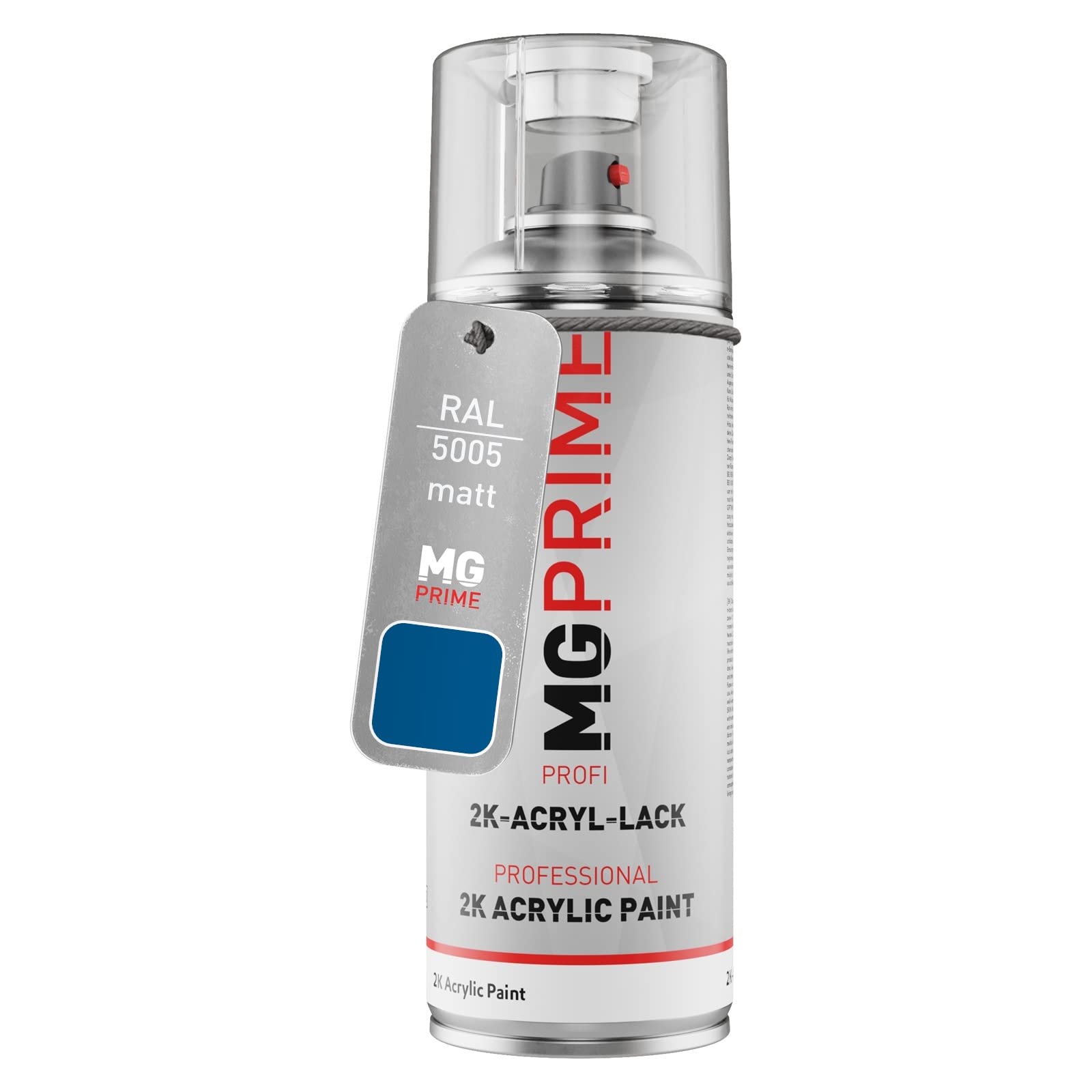 Mg Prime Signal Blue Ral 5005 /Signalblau Mat 2K Acrylic Spray Can Spray Can 400 Ml Quick Drying