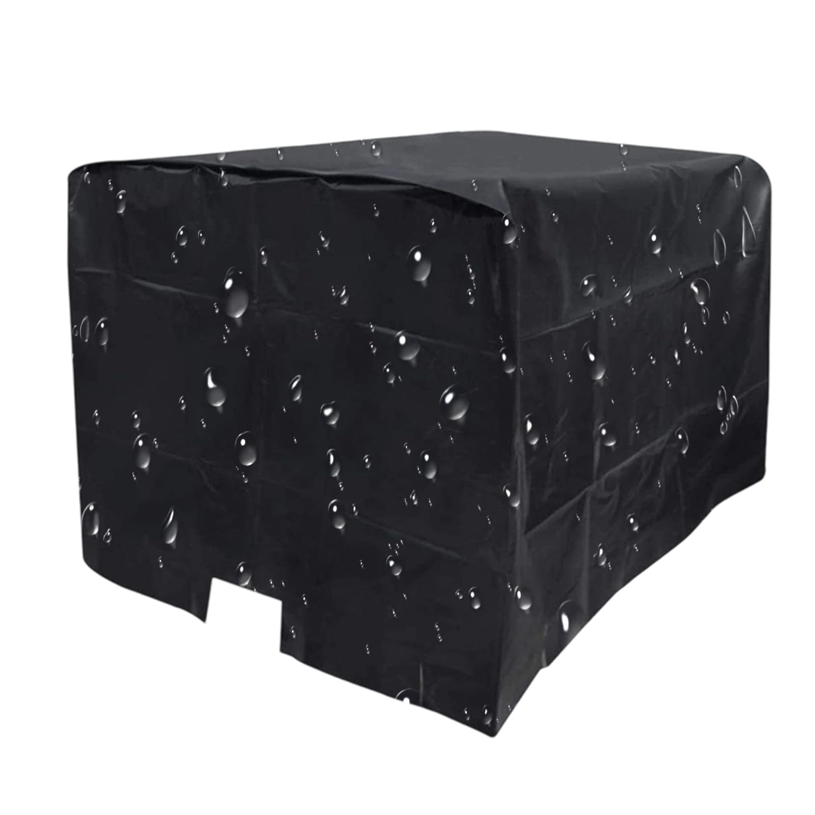 Bâche pour réservoir d'eau anti-poussière et pliable pour cuve de jardin extérieur