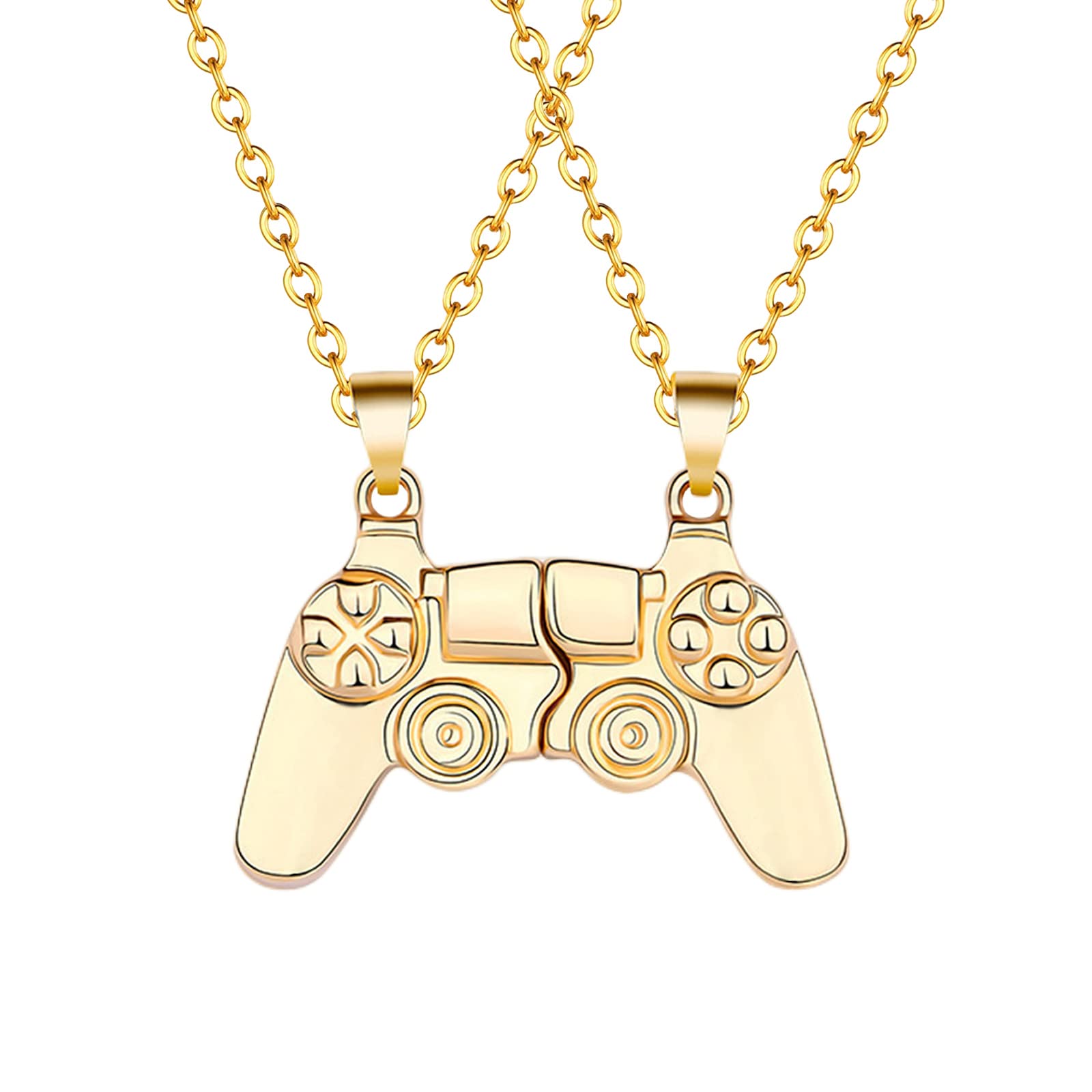 jagosen Matching Necklace For Couples Game Controller Necklace Best Friend Necklace Friendship Necklace Jewelry Gifts Him And Her, Zinc, No Gemstone For Unisex Adult (B0BXD7X9SG) Amazon Price History, Amazon Price Tracker