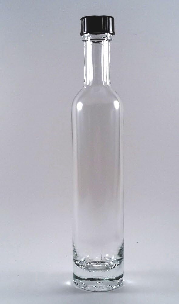 36 Glass 3.5 Ounce Bottle From Italy with Seal Tight Cap