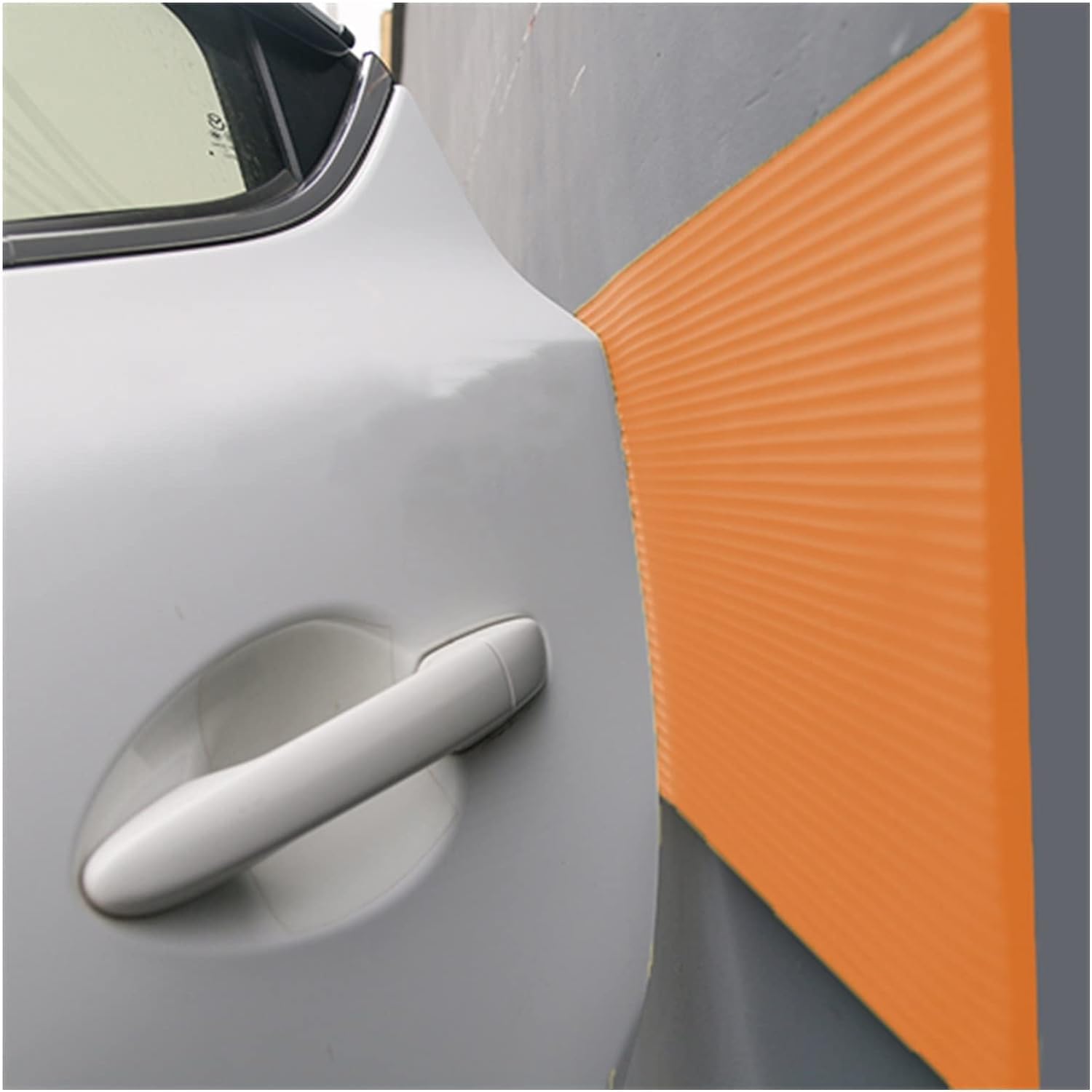Tianqihao Orange Garage Column Protector Garage Wall Guards, Wall Edge Guards, Door Paint Guards, Garage Wall Corner Guards. To Protect Parking, And Warehouses,-1Pcs