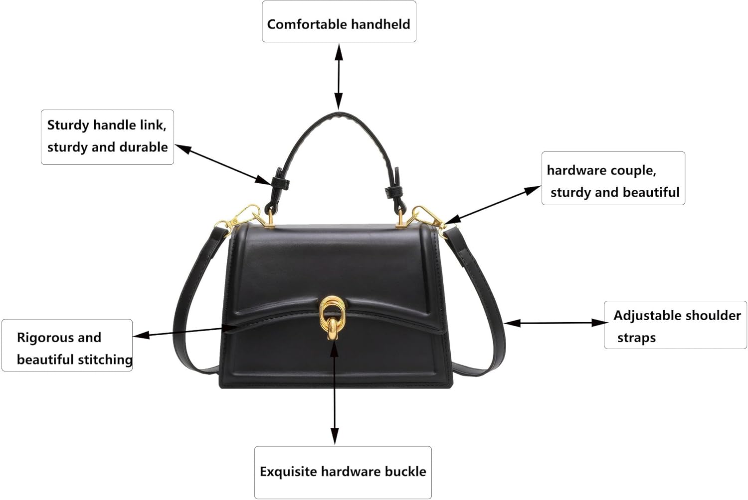 XTAPAN small purses trendy mini purses for women crossbody small square bag top handle bag crossbody bag shoulder bag - Image 4