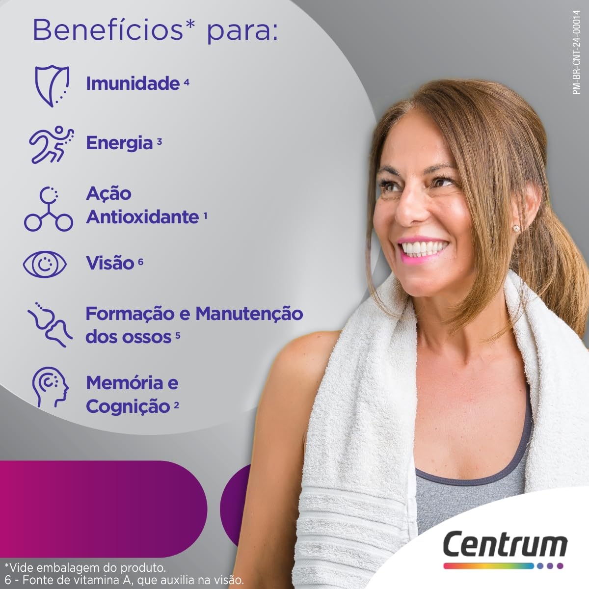 Centrum Mulher Multivitaminico Diário, com Magnésio, Vitamina D e Vitamina B12, 150 Comprimidos em promoção! Veja a oferta e mais achadinhos de Vitaminas & Suplementos 5 Hoje é o melhor dia para comprar Centrum Mulher Multivitaminico Diário, com Magnésio, Vitamina D e Vitamina B12, 150 Comprimidos com aquele preço maroto! Promoção! Aproveite a oferta! 5
