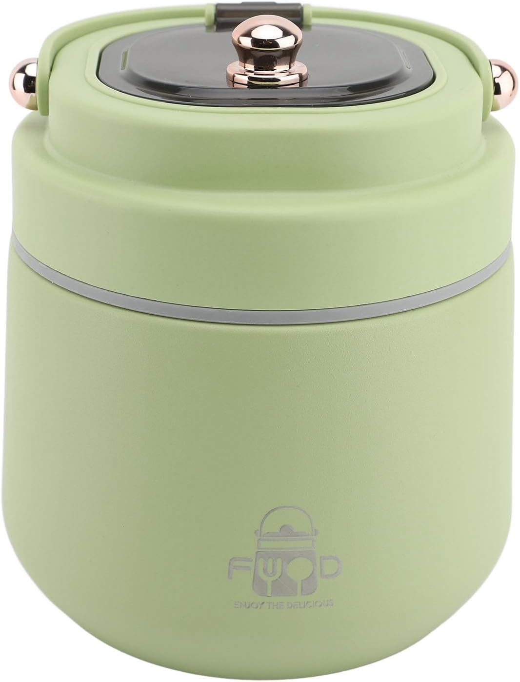 LiebeWH Insulated Food Jar, Stainless Steel Lunch Box with Leakproof Design, Double Wall Vacuum Insulation Keeps Food Warm for 6 Hours, Perfect for Office Travel Camping