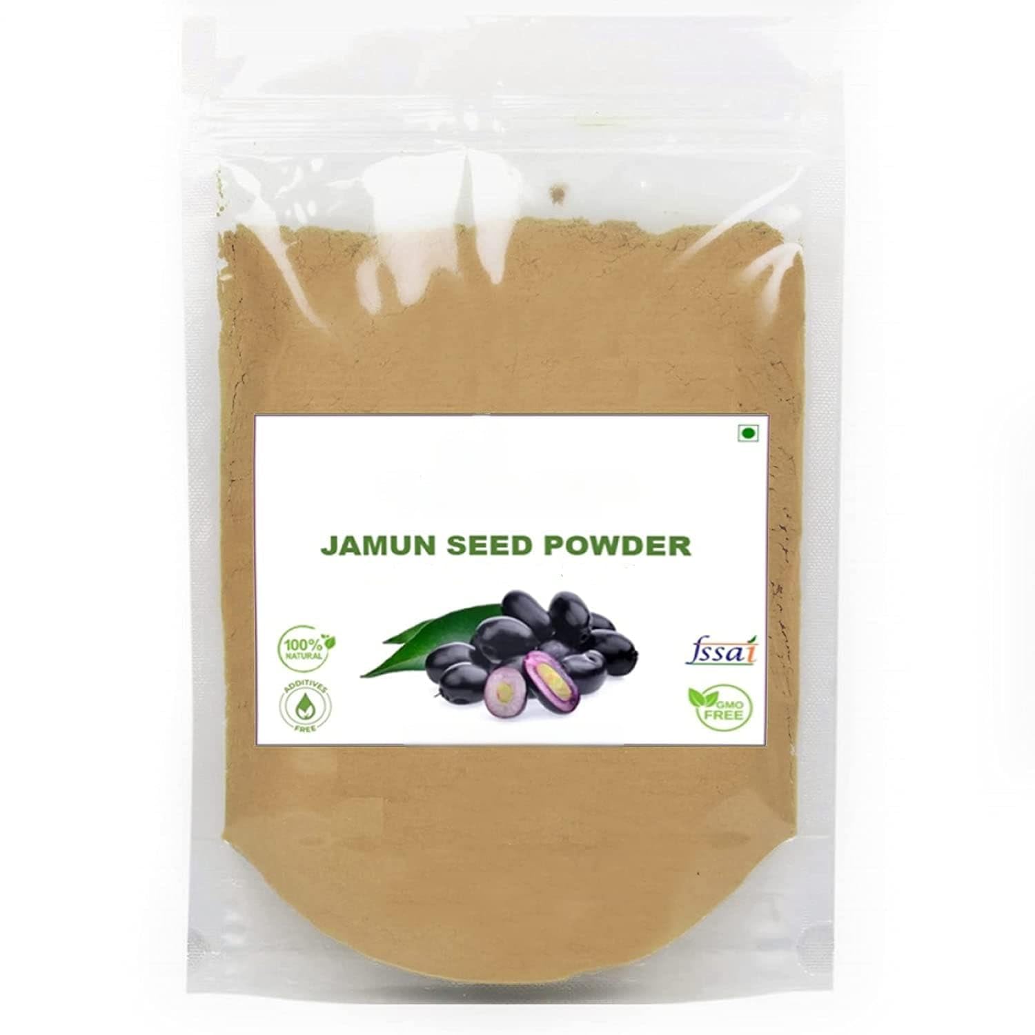 Online Jamun Seed Powder, Jamun Powder, Syzygium Jambolanum, Jambu Beej, Jamun Guthli Powder for Stomach Health, Immunity and Weight Loss, 100 grams
