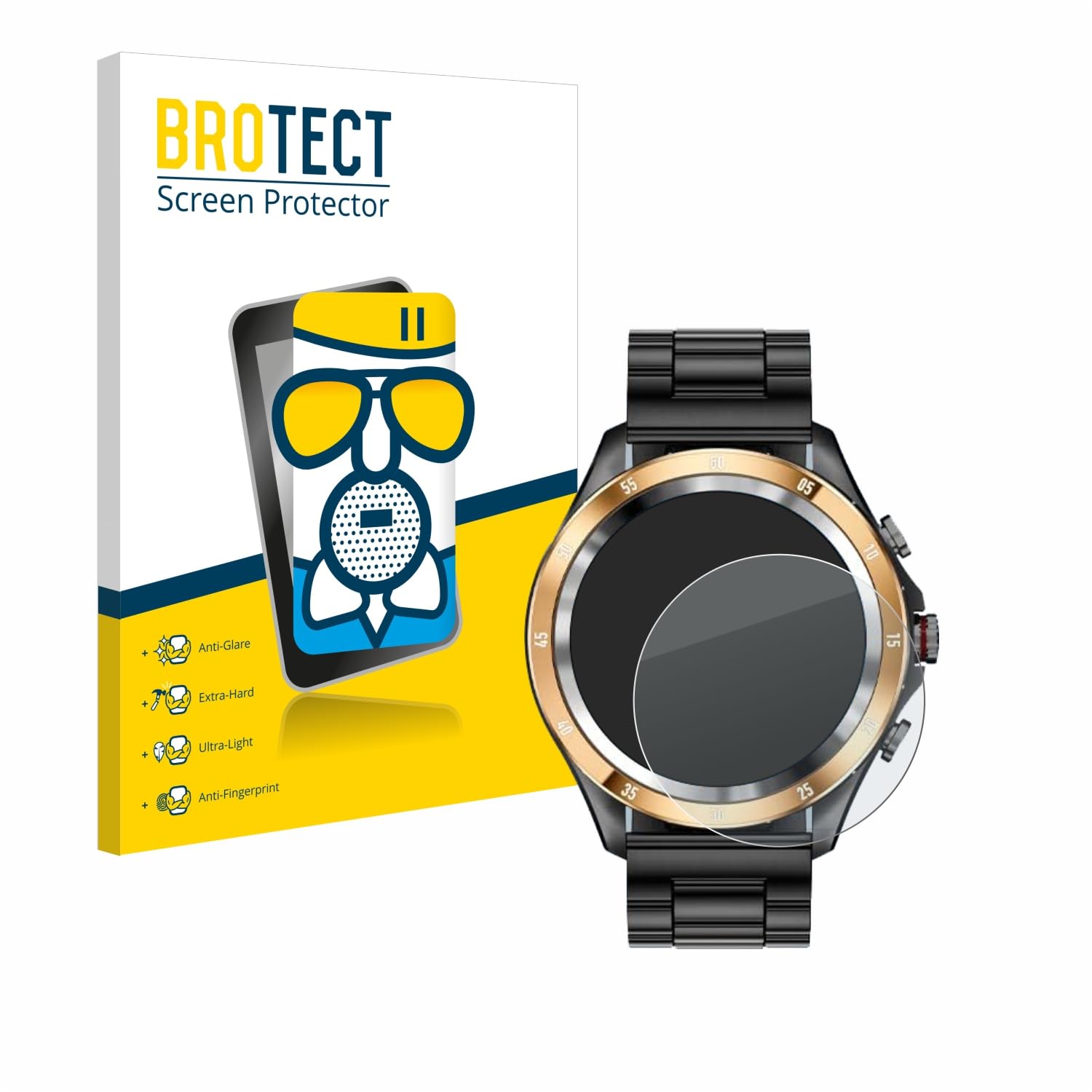 brotect Anti-Glare Glass Screen Protector Matte compatible with Lige AS1829C - Anti-Scratch 9H Protection Film