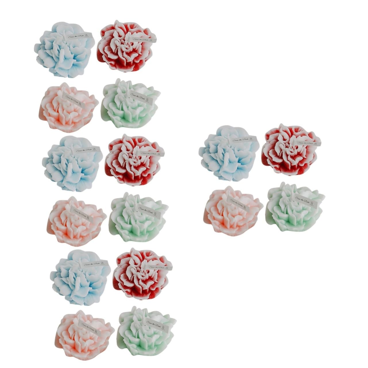 OUNONA 16stücke Duftkerzen Blumenform Aromatische Kerzen Für Zu Muttertag Geburtstagen Und Feiertagen Entspannende Atmosphäre Mit Feinem Handwerk