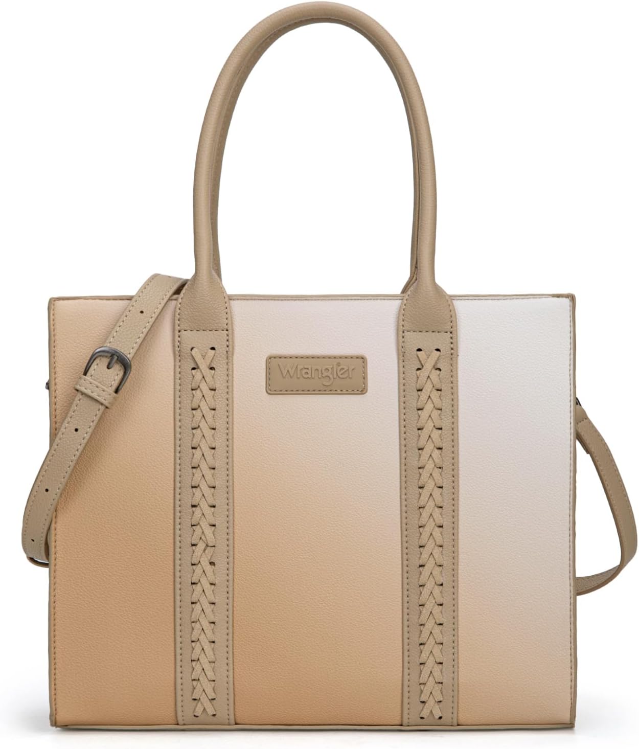 Montana West × Wrangler Large Tote Bags Purses for Women Work Top-Handle Handbags with Strap
