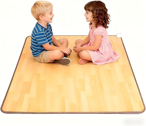 Alfombra de suelo calefactable, alfombrillas eléctricas con temperatura ajustable y temporizador de 12 horas, temperatura ajustable para invierno,