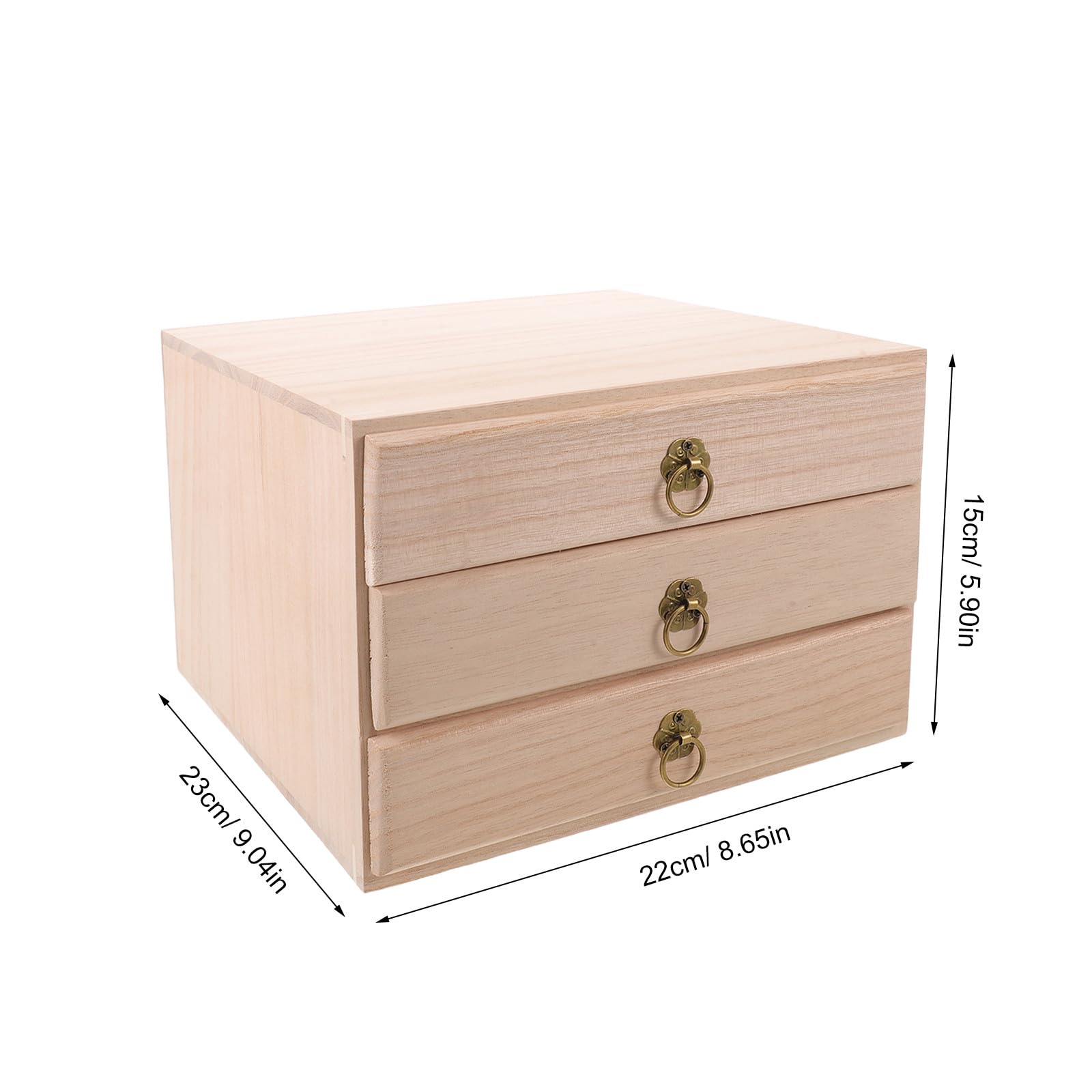 Caja para pasteles de té Pu erh con 3 cajones, organizador de almacenamiento de madera para té Pu erh, bandeja para amantes del, organizador de escritorio multiusos para la oficina