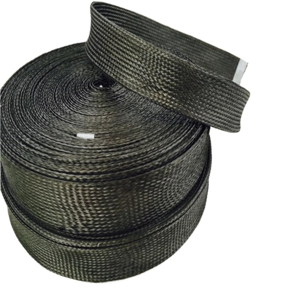 12K Carbon Fiber Braided Sleeves for Watch Manufacturing Robotics Aerospace Modeling Repairing Hockey Ball Sticks 1pc(50MM*1M)