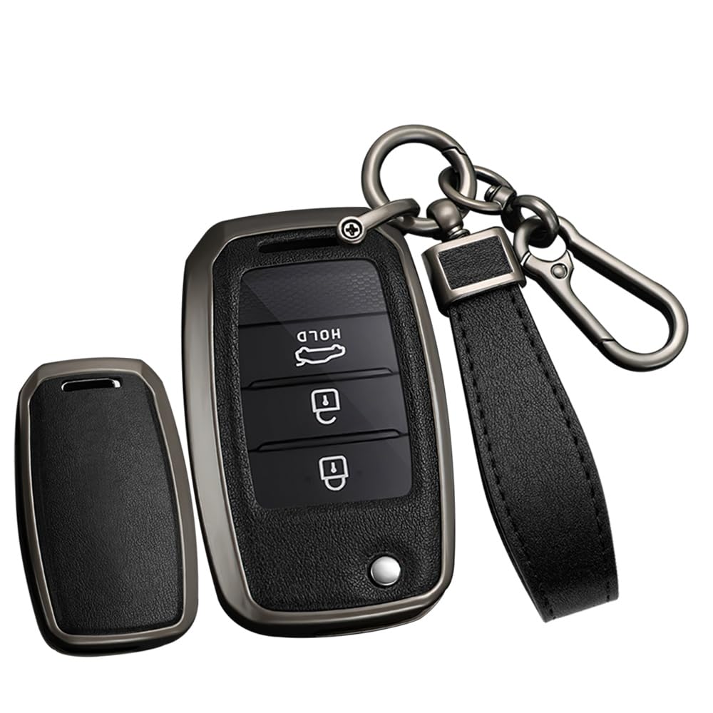 Étui pour clé Kia en cuir noir – L'accessoire auto de votre quotidien - 8