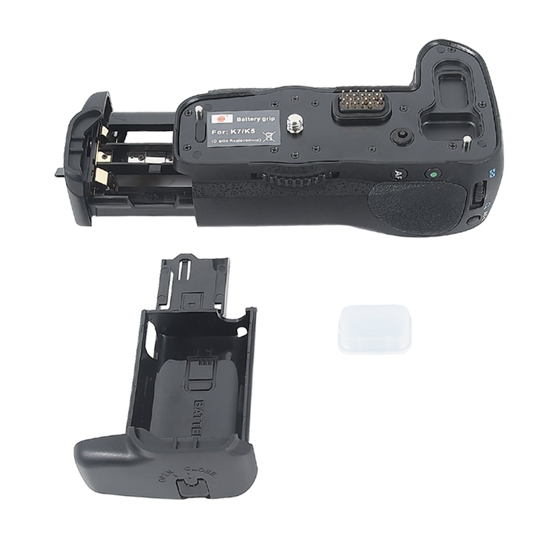 DSTE D-BG4 Impugnatura verticale per batteria + 2PCS D-LI90 batterie compatibili con Pentax K5 K7