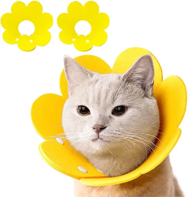 2-Pack Inflatable Dog Collar - Scratch-Resistant Pet Cone After Surgery for Cats and Dogs
