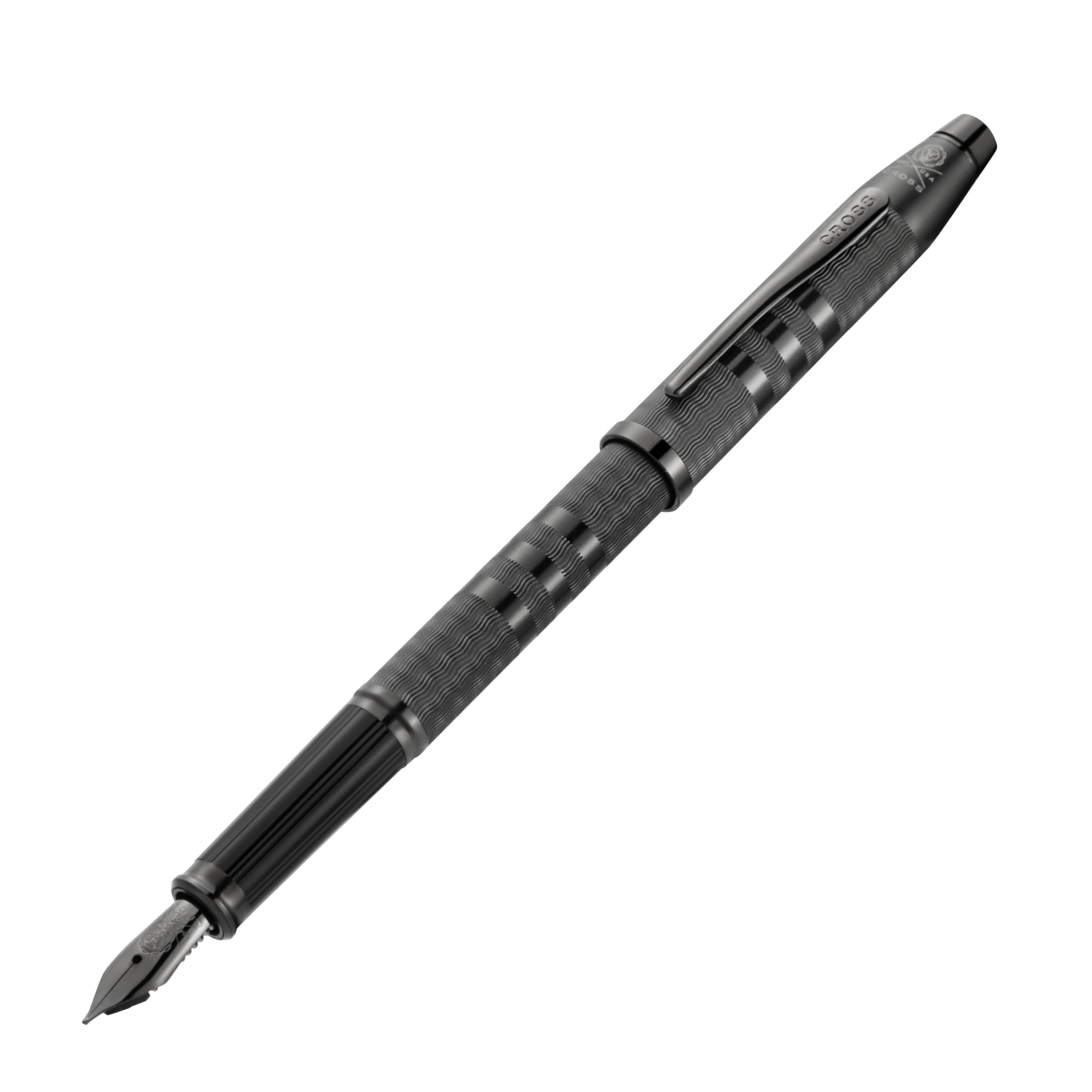 Cross Century II Midnight Black Fine Nib Fountain Pen - Professional Pen for Everyday Use - Smooth Writing - Comfortable Grip - Black Ink - Durable