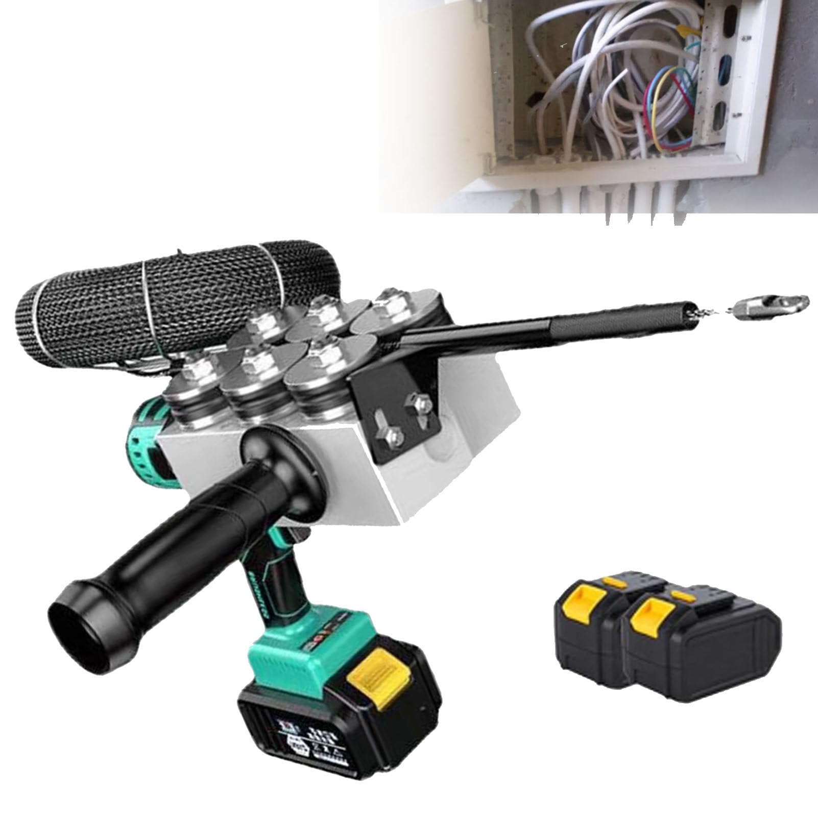 Extracteur de fil électrique portable automatique à haute force de traction