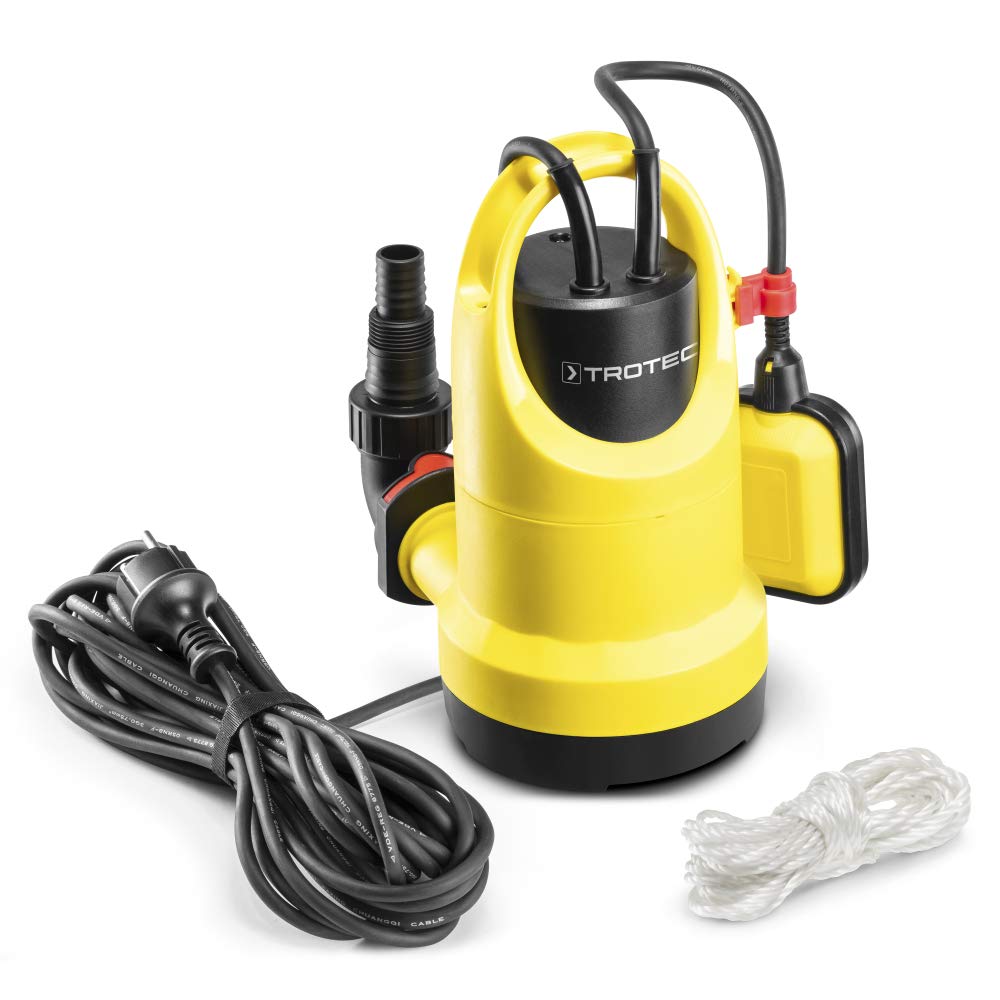 TROTEC TWP 4006 E pompa zatapialna czysta woda o dużej mocy 400 W do pompowania do 7300 litrów na godzinę
