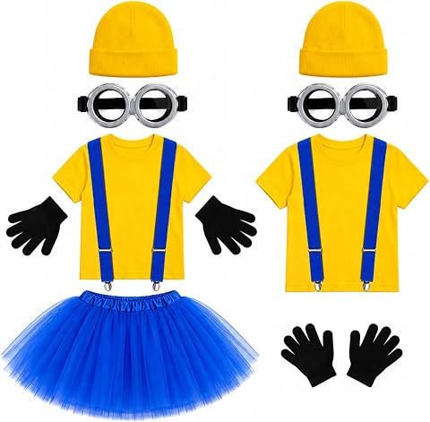 9-Piece Couples Halloween Costume Set for Adults