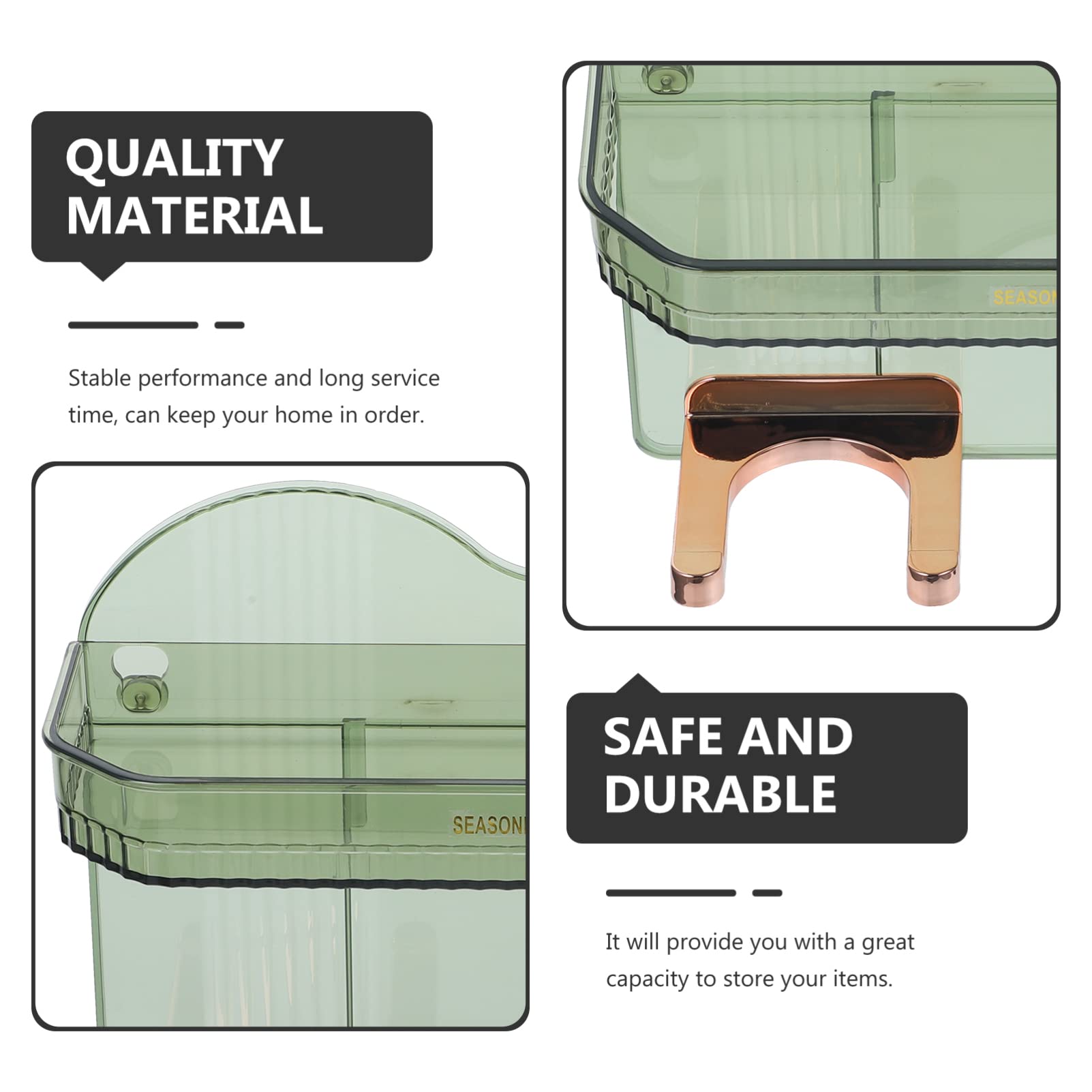 Estante Autoadhesivo Sin Perforación con Gancho para Secador De Pelo Organizador Decorativo De Jabón y Accesorios Diseño Elegante y
