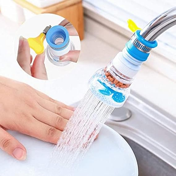 Tap filter, Tap extender for kitchen sink, Flexible Anti Splash Water Saving Movable Sink Faucet (Randam Colour)