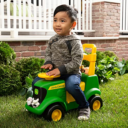 John Deere Ride On Toys Sit N Scoot Activity Tractor for Kids Aged 12 Months to 5 Years